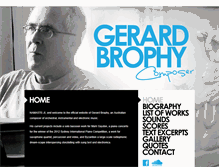 Tablet Screenshot of gerardbrophy.com.au